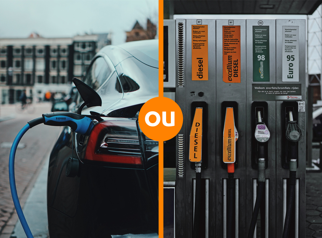 Recharger sa voiture à la station de recharge ou faire le plein à la station-service ? 